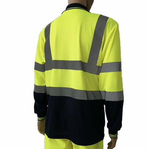 Polo de sécurité haute visibilité personnalisé et confortable, respirant, ignifuge et réfléchissant pour la vente en gros - Product Image 6
