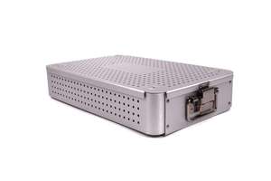 Aluminum Surgical Laparoscopic Laparoscope <b>Instrument</b> Tray Sterilization Box 540*250*100 mm Pentax Sterilized container CE - Product Image 2