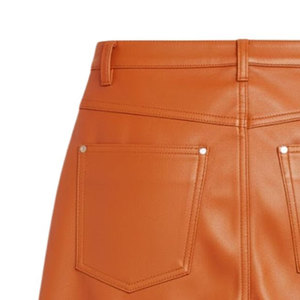 High Quality New Arrival Custom Fashion Wear OEM/ODM Service Premium <b>Pu</b> Leather <b>Shorts</b> Men Lawd Sports High Street Waterproof - Product Image 3