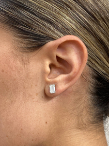 Luxury Lab Grown Diamond Earrings IGI Certified 10k 14k 18k Solid Gold High Clarity Yellow Rose White Gold Jewelry <b>Gift</b> For Wife - Product Image 3