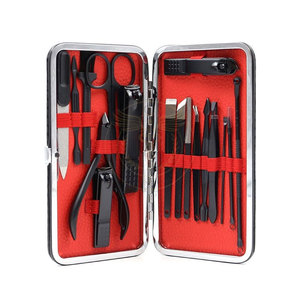Stainless Steel <b>Nail</b> Care Manicure Pedicure <b>Kit</b> Grooming Tool Set for Salon Travel and Home Use Wholesale Made in Pakistan - Product Image 1