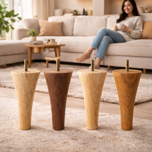Natural Wooden <b>Sofa</b> Legs Furniture Feet Replacement Cabinet Table Chair Legs OEM Factory Manufacturer - Product Image 1