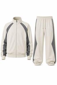 Fabricant OEM sur mesure en gros – Survêtement en coton épais pour homme, ensemble sweat-shirt et pantalon de jogging, fournisseur en vrac, marque privée - Product Image 5