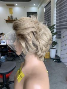 วิกผมแท้แบบ Remy ผมต่อผม613สีบลอนด์ยาวถึงไหล่ผมมนุษย์100% เวียดนาม - Product Image 4