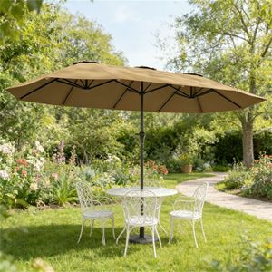 Ombrellone da Terrazzo e Cortile per Ambienti Esterni e Caffè, Esclusa la Base - Product Image 1