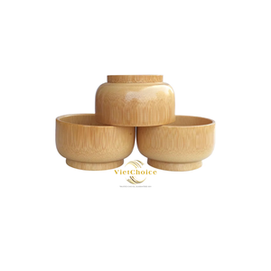 Traditional Design Customized Bamboo Bowls-Durable & Dishwasher Safe Eco-Friendly <b>Dinnerware</b> Set of 6-10 for Home Dining - Product Image 1