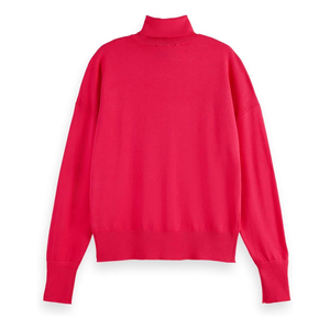 Sweat-shirt long et ample pour femme, col montant, en coton épais, chaud, doublure polaire brossée, coupe décontractée, idéal pour l'hiver, éco-responsable - Product Image 2