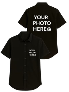Custom Item Custom Short Sleeve Jacket Personalized Text Photo Logo Print 100% Polyester Autumn Unisex Uniform for Daily Wear - Product Image 2