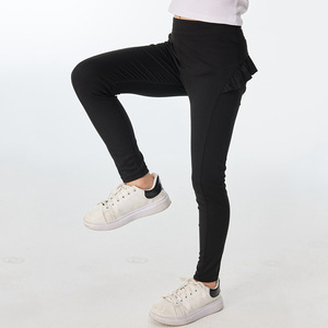 Leggings Deportivos Elásticos para Niñas al por Mayor – Pantalones de Yoga con Logotipo Personalizado, Pantalones Estilo Shark para Ballet, Danza y Entrenamiento - Product Image 2
