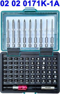 Juego de 71 Puntas de Atornillar de 1/4" x 25 y 75 mm de Longitud con Acabado de Fosfato de Zinc, Suministro de Taiwán - Product Image 3