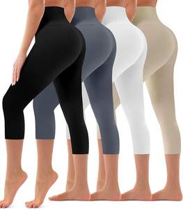 Leggings de Yoga de Secado Rápido Color Granate con Costuras para Mujer, 100% Poliéster, Cintura Alta, Logotipo Personalizado, Casuales, Antibacterianos - Product Image 1