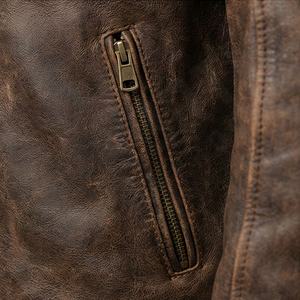 Veste de moto en cuir véritable pour homme de qualité supérieure, nouvelle arrivée, vestes de moto d'hiver, protections amovibles, personnalisables - Product Image 5