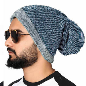 Bonnet en mohair pour homme, style tendance, chaud et élégant, en laine, pour l'extérieur - Product Image 6