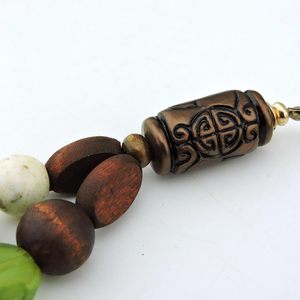 Handmade Resin Triangle Beads <b>Necklace</b> Colorful Geometric Fashion Jewelry Women Stylish <b>Statement</b> Pendant Gift - Product Image 4