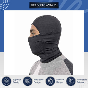 Balaclava convertible intégrale en maille respirante poly-spandex extensible dans les quatre sens, entièrement personnalisable, pour le cyclisme, au meilleur prix - Product Image 2
