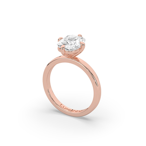 Anillo de Diamante Cultivado en Laboratorio con Corte Cojín de 2.00Ct, Oro Sólido de 14K/10K, Anillo de Compromiso Ligero y Único, Joyería Sostenible al por Mayor - Product Image 4