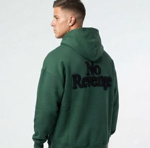 Sweat-shirt à capuche oversize personnalisé pour homme, imprimé 3D en relief, en molleton épais, style streetwear, vente en gros, fabrication de vêtements - Product Image 6
