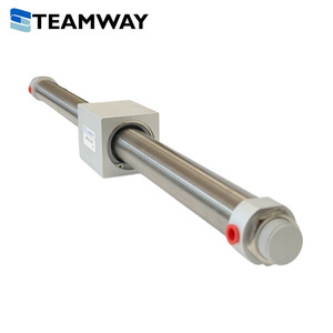 Cilindro Neumático Sin Vástago de Acoplamiento Magnético |   Serie MRD, Diámetro interior de 10–40 mm, Carrera de hasta 800 mm - Product Image 3