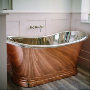 Bañera Ovalada de Cobre Independiente Daystar Trade Inc, Bañera de Lujo Hecha a Mano para Adultos, SIN Tapa - Product Image 3