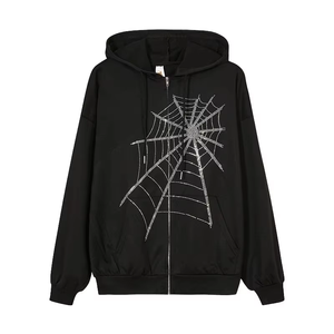 Sudadera con Capucha de Spiderman de Alta Calidad para Hombre, Diseño Personalizado, Casual, con Cierre Completo, 100% Algodón, Sudadera con Estampado de Spiderman Personalizado - Product Image 4