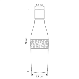 Handmade Pure <b>Copper</b> Water <b>Bottle</b> 1 Liter Ayurvedic Health Drinkware Sustainable Reusable Zero Waste <b>Bottle</b> for Yoga Meditation - Product Image 3