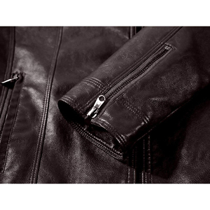 Vestes en cuir pour hommes de bonne qualité, prix de gros, en cuir véritable, fabriquées pour la vente en ligne - Product Image 4