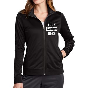 Chaquetas de chándal Tricot con texto y nombre de logotipo de diseño personalizado para mujer 2025, chaquetas de mujer personalizadas de - Product Image 1