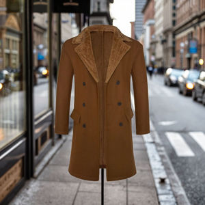 Wool/Viscose Reflective Strip Long Work Jacket 220g Construction Mining Oil Gas Hunting Sites Providing Labor Protection - Product Image 6
