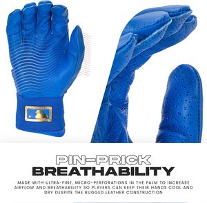 Guantes de Bateo de Béisbol Personalizados de Cuero Genuino con Puño Largo, Unisex para Adultos y Jóvenes - Product Image 2