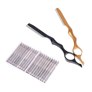Hair Thinning Razor Feather Styling Razor Hair Cutting Texturizing Razor Straight Barber <b>Edge</b> Hairdresser Shaving Razor Tools - Product Image 6