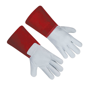Wholesale Price Cowhide Leather Tig Welding Working <b>Gloves</b> Insulated Electric Labor Hand Protection Anti-Cut Welder Work <b>Gloves</b> - Product Image 4