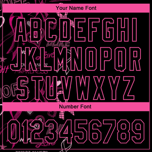 Polo de golf personnalisé noir et rose 3D de haute qualité, anti-transpiration, pour le sport - Product Image 4