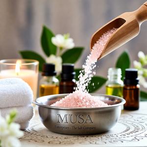 เกลือแช่เท้าโรสแมรี่หิมาลัยธรรมชาติ ผสมแร่ธาตุจากทะเล บรรจุในโถหินแกะสลัก 1 กก. ผลิตภัณฑ์เพื่อสุขภาพและสปาที่เป็นมิตรต่อสิ่งแวดล้อม - Product Image 5