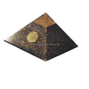 Top tendance Grande taille Pierre précieuse de qualité supérieure Tourmaline noire Orgone Pyramide cristal naturel résine pyramide arbre de vie - Product Image 6