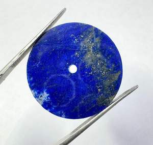 Cadran de montre unique en lapis-lazuli naturel avec pyrite, taille 24,50 mm, épaisseur 1,50 mm - Product Image 4