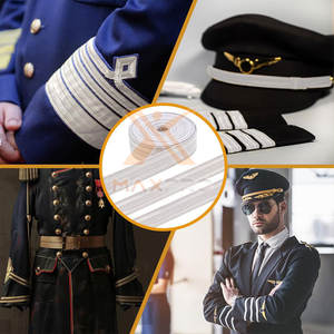 Tela Suave, Nuevo Estilo, Trenzas y Cordones de Hilo de Bullion, Trenzas y Cordones de Hilo de Bullion de Calidad - Product Image 6