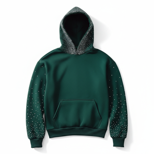 เสื้อฮู้ดผู้ชายสไตล์อินเทรนด์ เหมาะสำหรับสวมใส่ทุกวัน แฟชั่นสตรีทสไตล์ ชุดลำลอง ผ้าฝ้ายผสม - Product Image 1