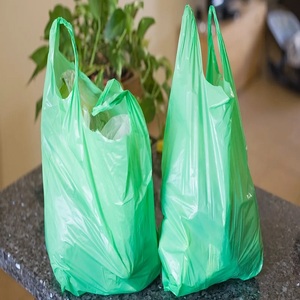 Sacs en plastique à prix de gros, approvisionnement en vrac, sacs poubelles en plastique recyclables, sacs à poignées imprimés colorés, fabrication - Product Image 4