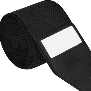 Vendas Negras para Manos de Algodón, Protectoras para Entrenamiento de Boxeo, para Todas las Estaciones - Product Image 3