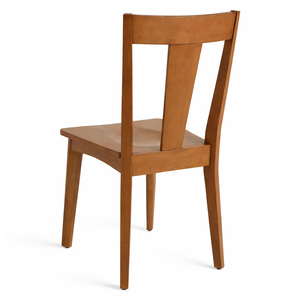 Chaise de salle à manger classique en teck de style mi-siècle avec dossier en T, qualité supérieure, résistante à l'eau, pour villa, hôtel, cuisine écologique, appartement - Product Image 3
