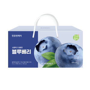 [ChunhoNcare] Jugo de Arándanos 70ml 30 Unidades 25 Arándanos y Vitamina C 110mg Bebida Coreana Saludable en Bolsa - Product Image 1