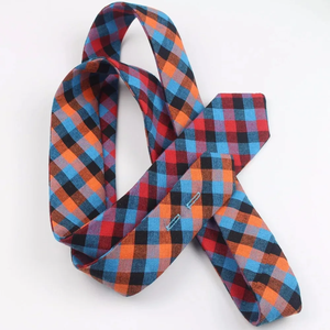 Corbata Clásica para Hombre de 6 cm, sin Costuras, a Cuadros, Casual, de Doble Cara, de Algodón, Delgada, Colorida, para Traje, Accesorios de Boda - Product Image 3