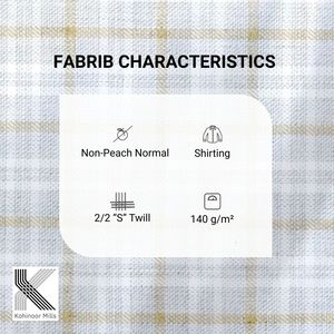 Chemise pour homme 100% coton 140GSM à carreaux 2/2 S Twill à manches longues OEM ODM - Product Image 4