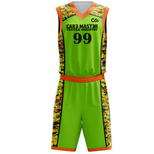Uniformes de Baloncesto Personalizados al por Mayor, Sublimados, Reversibles, para Niños y Adultos, de Alta Calidad - Product Image 1