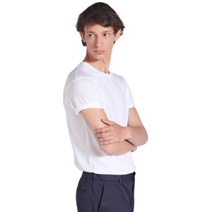 Couleurs T-shirt à manches courtes pour hommes adultes T-shirts de style Logo personnalisé T-shirts épais en coton épais uni pour hommes - Product Image 1