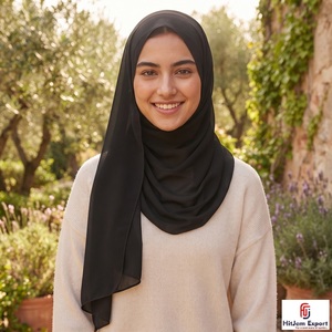 High Quality Luxury Chiffon Hijab Scarf Pattern Soft <b>Silk</b> Feel <b>Head</b> <b>Wrap</b> Shawl OEM ODM Manufacturer Export - Product Image 5