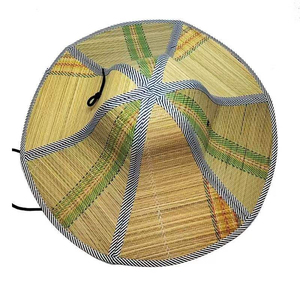 Custom Handmade Natural Grass <b>Floppy</b> Cowboy <b>Hat</b>-Unisex Adult Summer <b>Hat</b> with Ribbon & Rope Accessories OEM/ODM Private Label - Product Image 3