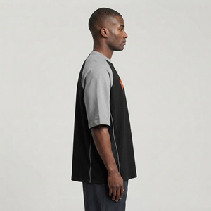 Camiseta informal extragrande de algodón, tela suave, silueta relajada, transpirable, cómoda, para hombre, camisetas extragrandes para hombre - Product Image 6