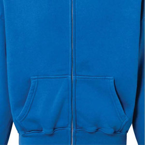 Sweat à capuche unisexe brodé de haute qualité, épais, zippé, écologique, en coton à séchage rapide, personnalisé, coupe oversize rouge pour homme - Product Image 6