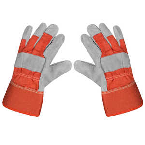 Guantes de Trabajo de Seguridad Industrial para Protección de Manos, Doble Palma, Cuero de Alta Calidad, Guantes de Trabajo para Jardinería - Product Image 4